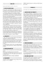 Preview for 3 page of Virutex SFV50 Operating Instructions Manual