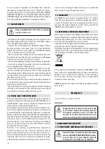 Предварительный просмотр 12 страницы Virutex SR165 Operating Instructions Manual