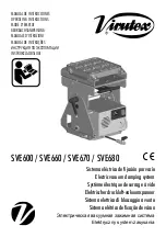 Virutex SVE350 Operating Instructions Manual preview