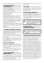 Preview for 8 page of Virutex WEGOMA AP98N Operating Instructions Manual