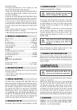 Предварительный просмотр 7 страницы Virutex WEGOMA FH71 Operating Instructions Manual