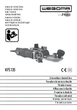 Virutex WEGOMA KFS135 Operating Instructions Manual preview