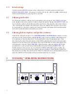 Preview for 10 page of VIS-A-VIS VITALINQ 94A-07 Operation And Installation Manual