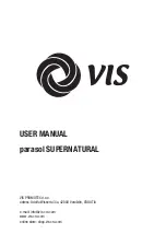 Предварительный просмотр 1 страницы VIS SUPERNATURAL Series User Manual