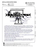 Preview for 2 page of Visa Lighting Cade Series Installation Instructions