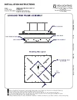 Preview for 2 page of Visa Lighting SYMMETRY Series Installation Instructions Manual