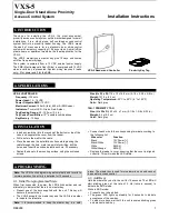 Preview for 1 page of VisAccess VXS-5 Installation Instructions