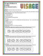 Предварительный просмотр 2 страницы ViSAGE VIS060 User Manual