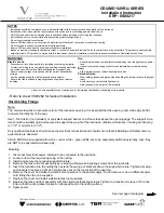 VISCOR CRU Series Installation Instruction preview