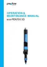 ViscoTec Preeflow eco-PEN700 3D Operation & Maintenance Manual предпросмотр