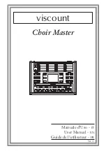 Viscount Choir Master User Manual предпросмотр