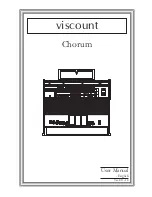 Viscount chorum 20 User Manual предпросмотр