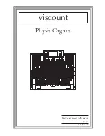 Preview for 1 page of Viscount Physis Reference Manual