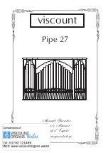 Предварительный просмотр 1 страницы Viscount Pipe 27 User Manual