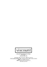 Предварительный просмотр 20 страницы Viscount Pipe 27 User Manual