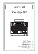 Предварительный просмотр 1 страницы Viscount Prestige 80 Quick Manual