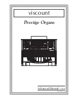 Предварительный просмотр 1 страницы Viscount Prestige Organs Advanced Manual