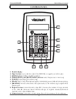 Предварительный просмотр 6 страницы Viscount unico series User Manual