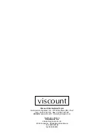 Preview for 20 page of Viscount unico series User Manual