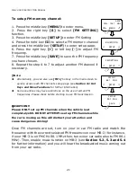 Предварительный просмотр 21 страницы ViseeO MB-3 User Instruction Manual