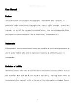 Preview for 1 page of ViseeO MBU-3000 User Manual