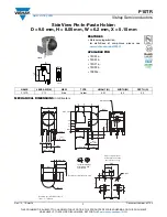 Vishay P10TR Manual preview