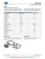 Предварительный просмотр 9 страницы Vishay TSOP37 TT1 Series Manual