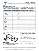 Предварительный просмотр 9 страницы Vishay TSOP373 Series Manual