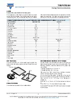 Preview for 8 page of Vishay TSSP57038H Manual