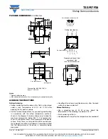 Предварительный просмотр 6 страницы Vishay TSSP57P38 Manual