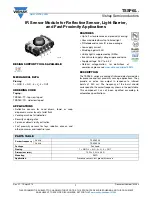 Vishay TSSP60 Series Manual предпросмотр