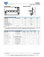 Preview for 2 page of Vishay TSSP60 Series Manual