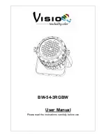 Предварительный просмотр 1 страницы VISIO BW-54-3RGBW IV User Manual