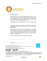 Preview for 1 page of VISIO VF550M User Manual