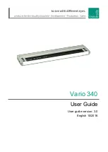 Preview for 1 page of VisioBraille Vario 340 User Manual