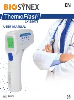 Предварительный просмотр 14 страницы VISIOMED THERMOFLASH LX-260T EVOLUTION User Manual