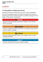 Предварительный просмотр 10 страницы Vision & Control 1-13-919 Instructions For Use Manual