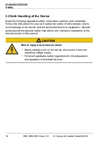 Preview for 10 page of Vision & Control 1-20-301 Instructions For Use Manual