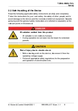 Предварительный просмотр 9 страницы Vision & Control 1-33-239 Instructions For Use Manual