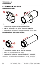 Предварительный просмотр 22 страницы Vision & Control 1-33-239 Instructions For Use Manual