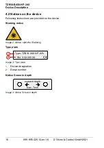 Предварительный просмотр 16 страницы Vision & Control 1-33-282 Instructions For Use Manual