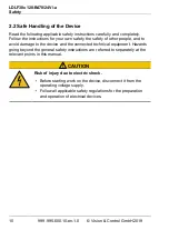 Предварительный просмотр 10 страницы Vision & Control 1-43-401 Instructions For Use Manual