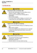 Предварительный просмотр 24 страницы Vision & Control 1-43-403 Instructions For Use Manual