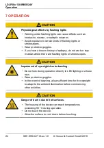 Предварительный просмотр 24 страницы Vision & Control 1-47-074 Instructions For Use Manual