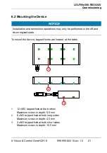 Предварительный просмотр 21 страницы Vision & Control 1-47-190 Instructions For Use Manual