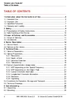 Preview for 4 page of Vision & Control 2-05-553 Instructions For Use Manual