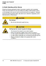 Preview for 10 page of Vision & Control 2-05-553 Instructions For Use Manual