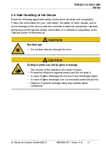 Preview for 11 page of Vision & Control 2-05-600 Instructions For Use Manual