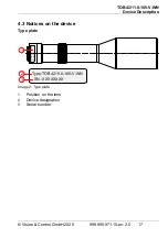 Preview for 17 page of Vision & Control 2-05-600 Instructions For Use Manual