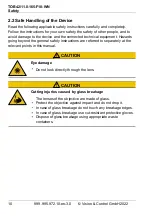 Preview for 10 page of Vision & Control 2-05-607 Instructions For Use Manual